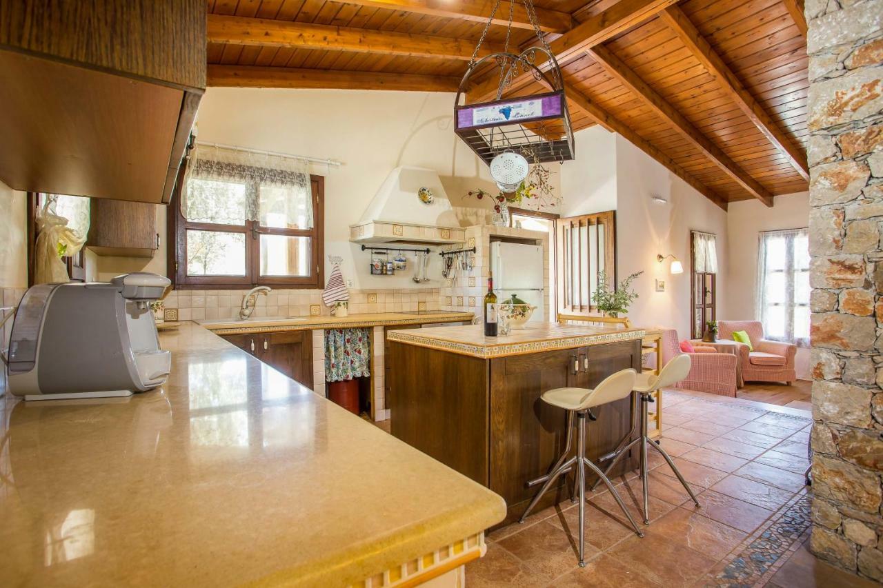 Sunny Countryside Villa - With Private Pool Faliraki Esterno foto
